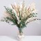 Green Pampas Grass Bouquet – Boho Home & Wedding Floral Arrangements – Dried Pampas Grass Decor for Living Room, Fireplace, and Modern Farmhouse